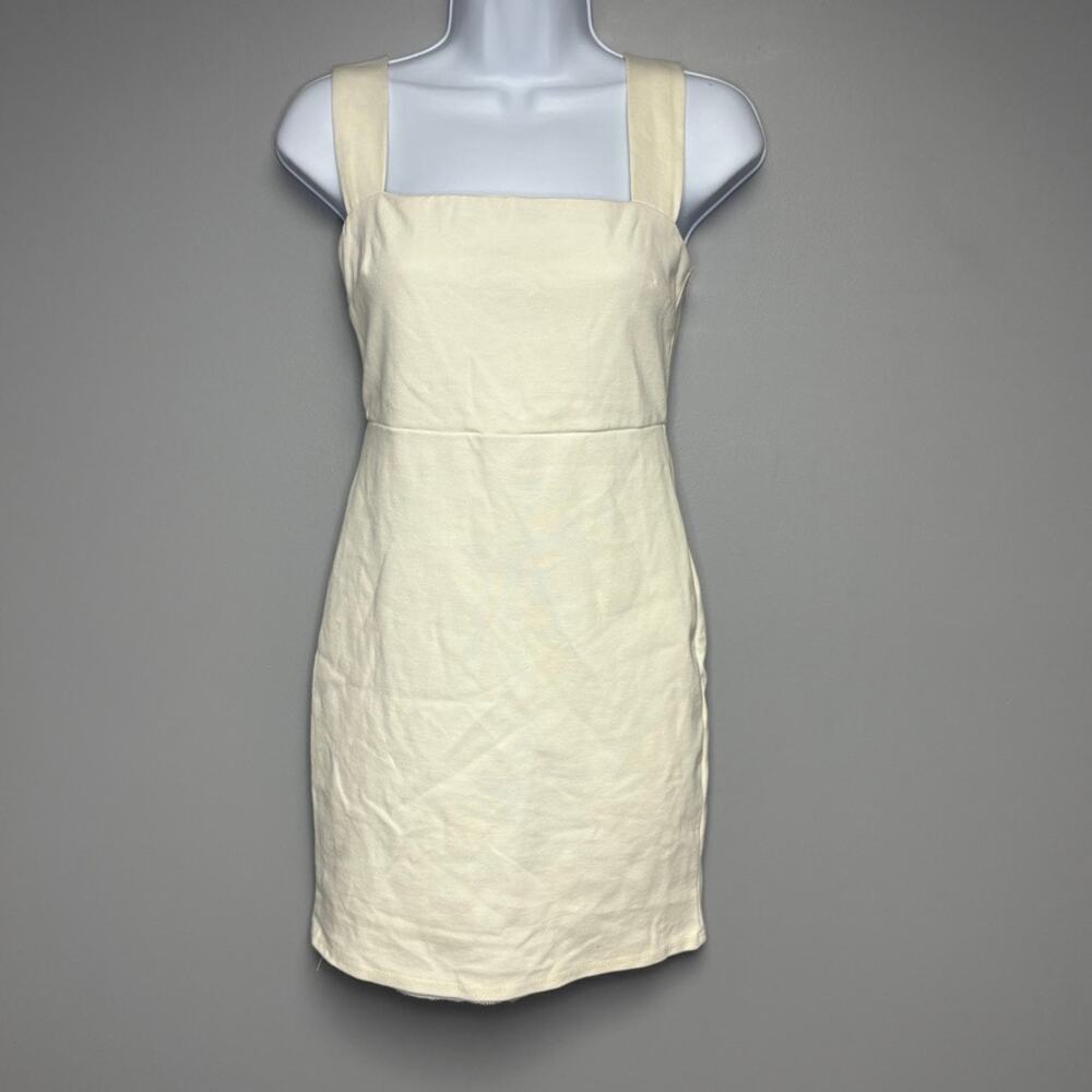 NWT Blue Blush LWD Bodycon Bachelorette Made in USA Little White Dress Sz‎ M
